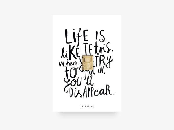 Pin / Life Is like Tetris