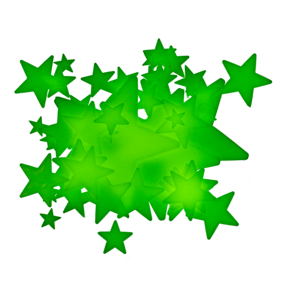 Sterne, im Dunkeln leuchtend | 50 Glow in the Dark STARS