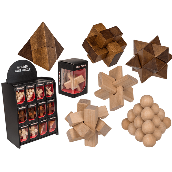 Wooden Puzzle - Knobelspiel aus Holz