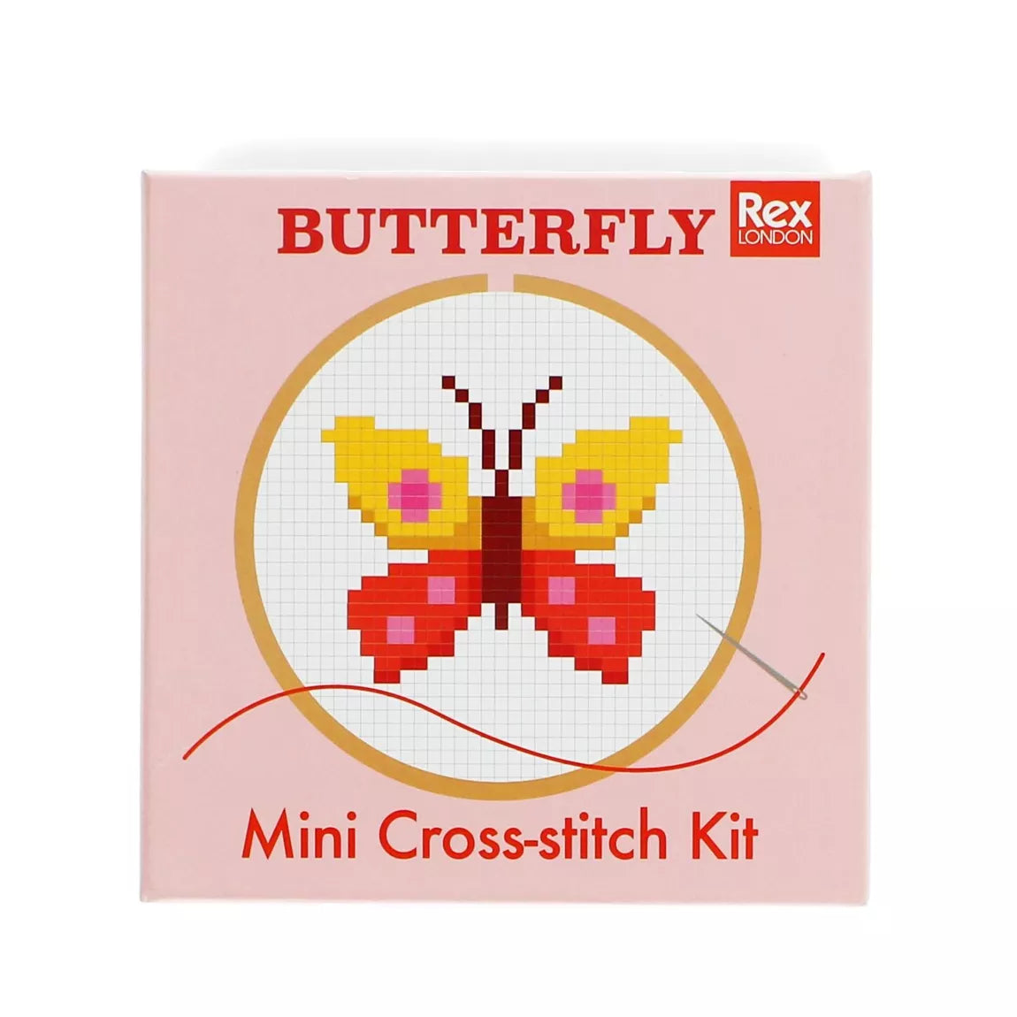 Cross-stitch Kit - Butterfly | Mini-Kreuzstichset
