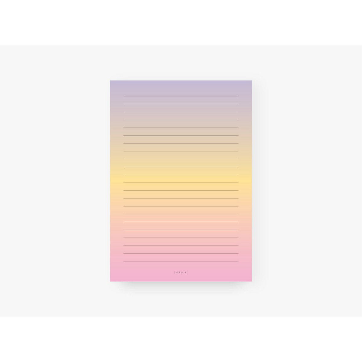 Notizblock / Sunset