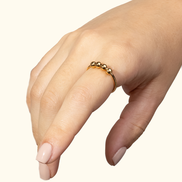 Der Chill-Ring: Silber | Angstring (Größe 48 bis 64)