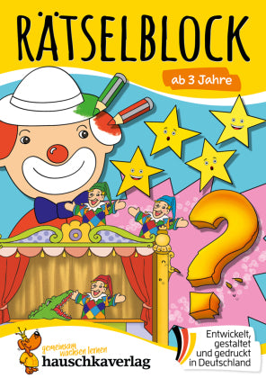 Rätselblock ab 3 Jahren, Band 1