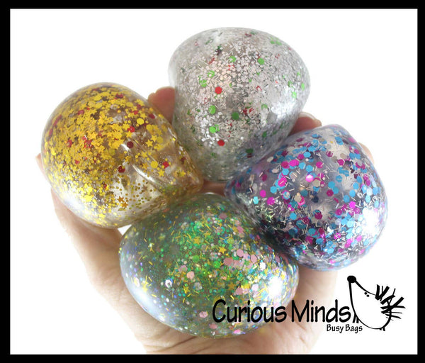 Sparkle Shimmer Sugar Ball - klebriger Glitzer Stressball