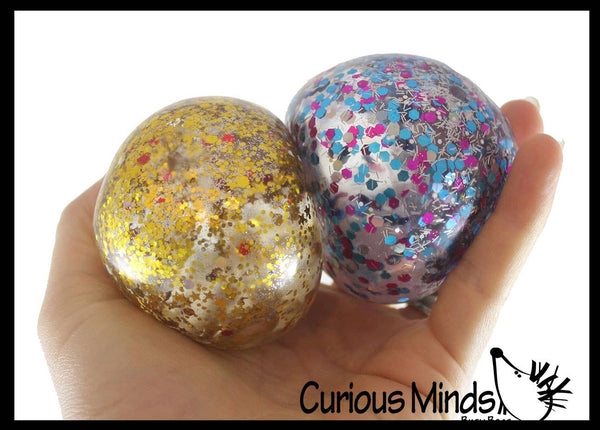 Sparkle Shimmer Sugar Ball - klebriger Glitzer Stressball