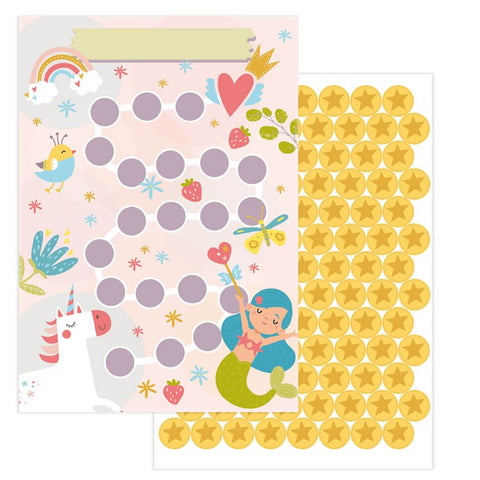 Belohnungstafeln für Kinder 10 Stück - Motiv Fantasie