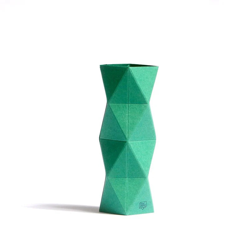 Grußkarte mit Vase XOXO - Lucky green