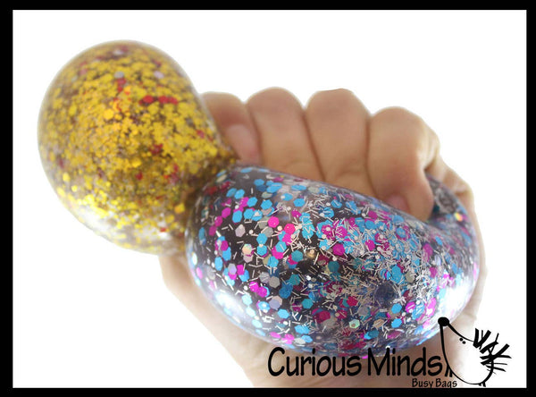 Sparkle Shimmer Sugar Ball - klebriger Glitzer Stressball