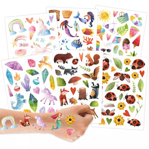 Temporary Tattoos - Metallic Beach Vibes - Kindertattoo Set