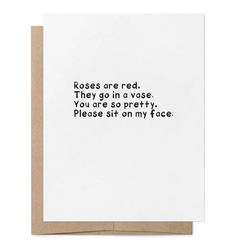 Lesbian Roses are Red LGBTQ+ Grußkarte