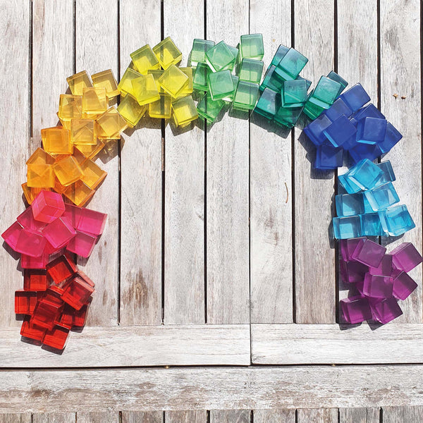 Lichtbauwürfel BAUSPIEL (2 x 10 Farben)