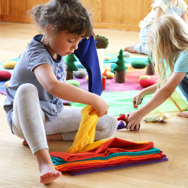 Spieltücher Baumwolle 12 Stück