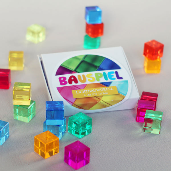 Lichtbauwürfel BAUSPIEL (2 x 10 Farben)