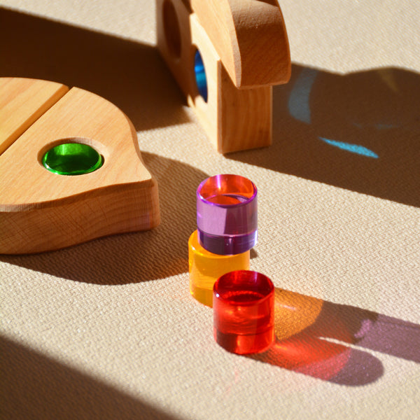 Lichtbauzylinder BAUSPIEL (16 Stück)