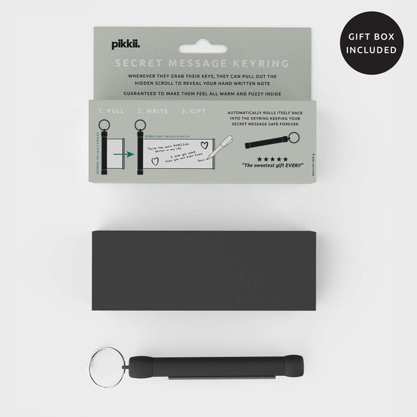 Secret Message Keyring | Schlüsselanhänger für geheime Botschaften