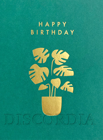 Tiny Card *Happy Birthday* Pflanze