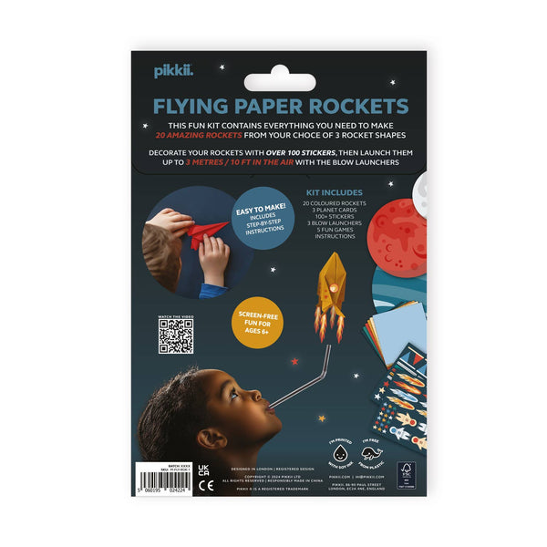 Flying Paper Rockets | Fliegende Papier-Raketen