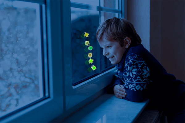 Fensterläufer 7er Set in Dose | Whacky Window Walkers GLOW IN THE DARK
