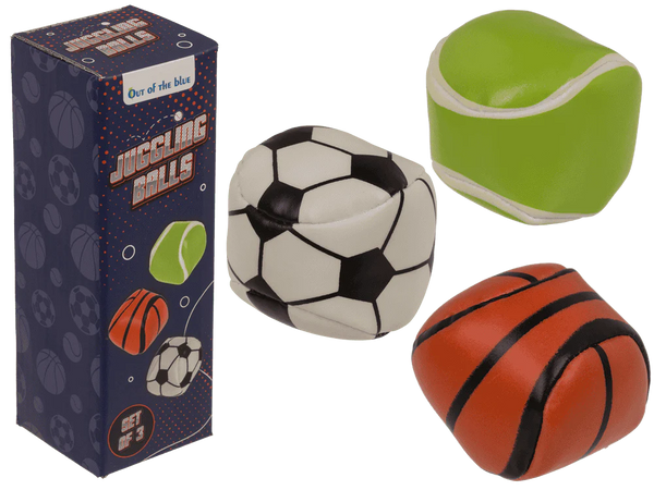 Jonglierbälle 3er Set - Ballsport Thema