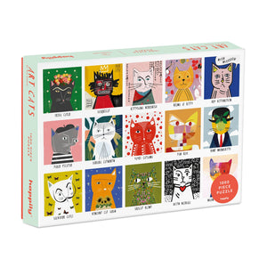 Puzzle Art Cats - Kunst Katzen (1000 Teile)