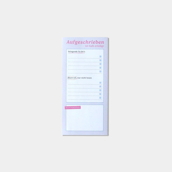Notizblock DIN lang „Aufgeschrieben"