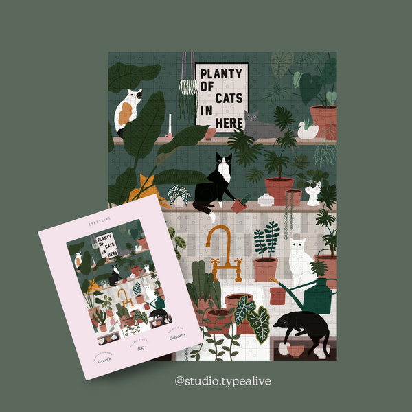 Puzzle / Planty Of Cats (500 Teile)