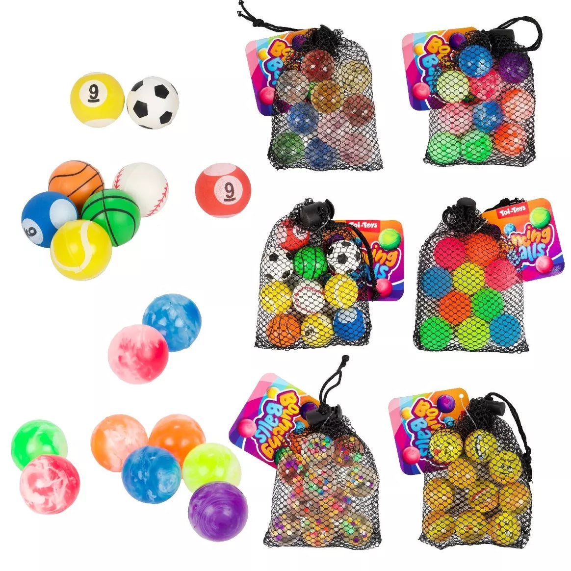 Flummi bunte Sets