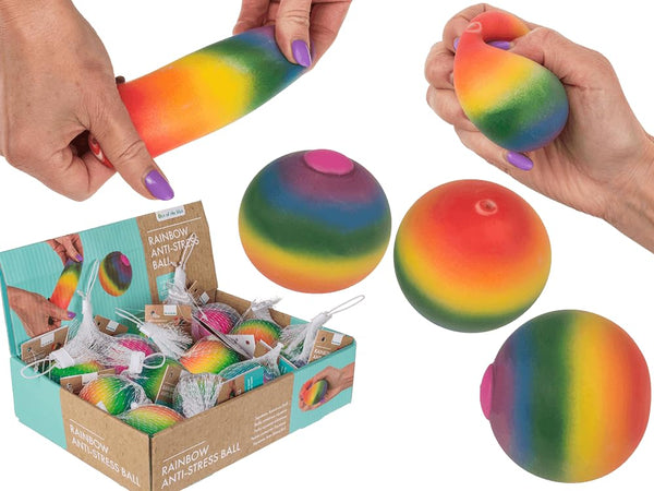 Squeeze Anti-Stress-Ball Rainbow | Stressball Regenbogen