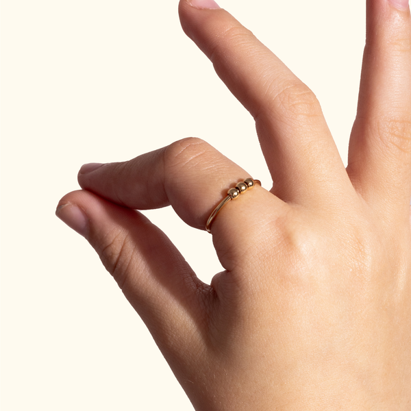 Der Chill Kid Ring: Silber | Angstring für Kinder