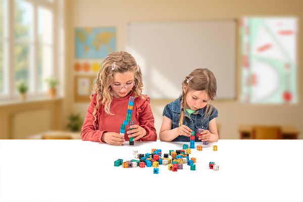 Steckwürfel bunt 10 farbig, 100er