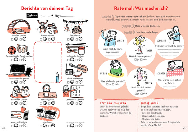 Schlaf Plauderei - Tagebuch (4-7 Jahre)