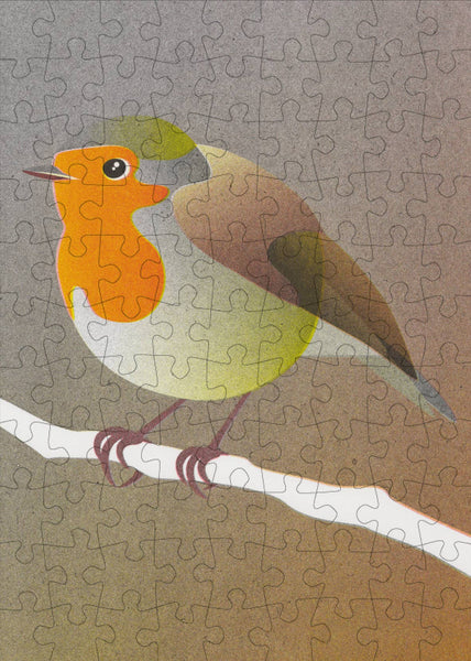 Mini-Puzzle Robin | 99 Micro-Teile Rotkehlchen