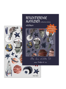 Reflektierende Aufkleber "Weltraum" Sticker Set