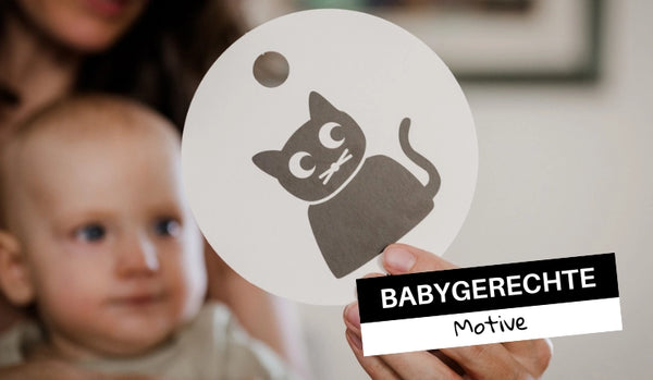 Kontrastkarten ab dem 3. Lebensmonat | Geburtsgeschenk für Babys