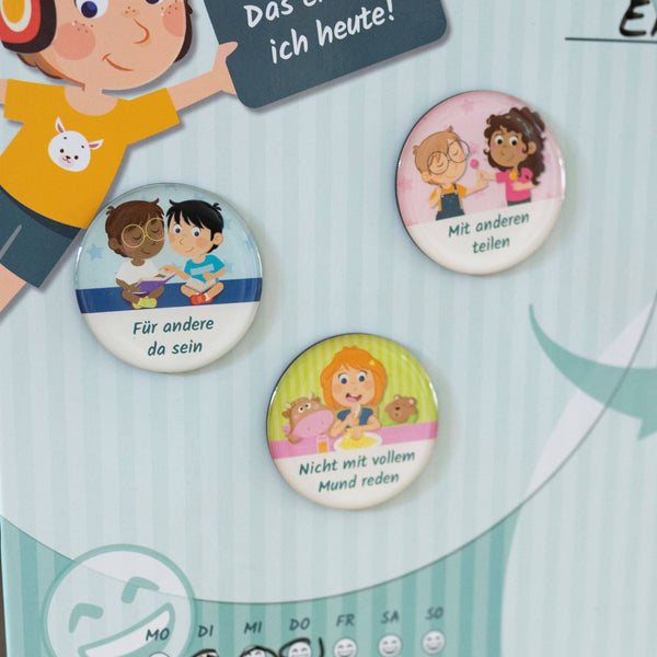 Motivations-Magnet Erweiterungs-Set "Fair & höflich"
