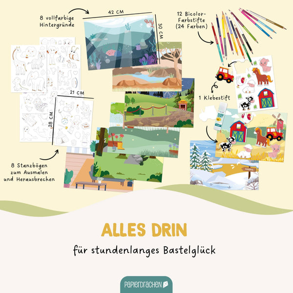 Bastelbox - Tiere unserer Welt