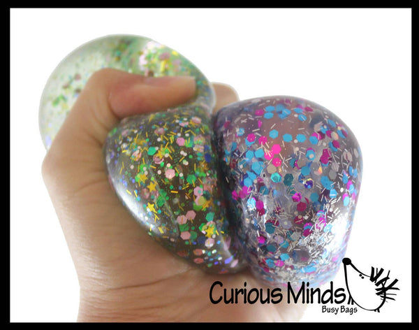 Sparkle Shimmer Sugar Ball - klebriger Glitzer Stressball