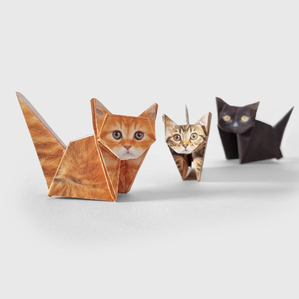 Paper Cats | DIY-Origami-Set Katzen