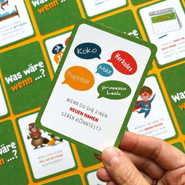Was wäre wenn ...? Kartenspiel | Gedankenreisen für Kinder
