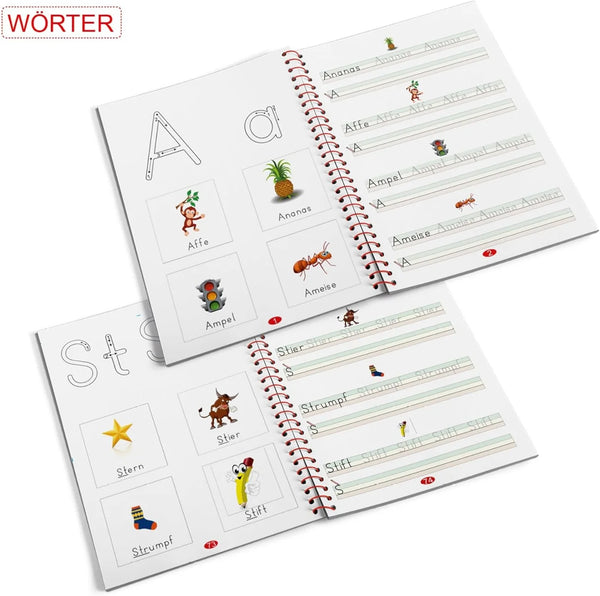 Spurrillen Schreiblern-Heft „Wörter“ - Schreibpilot