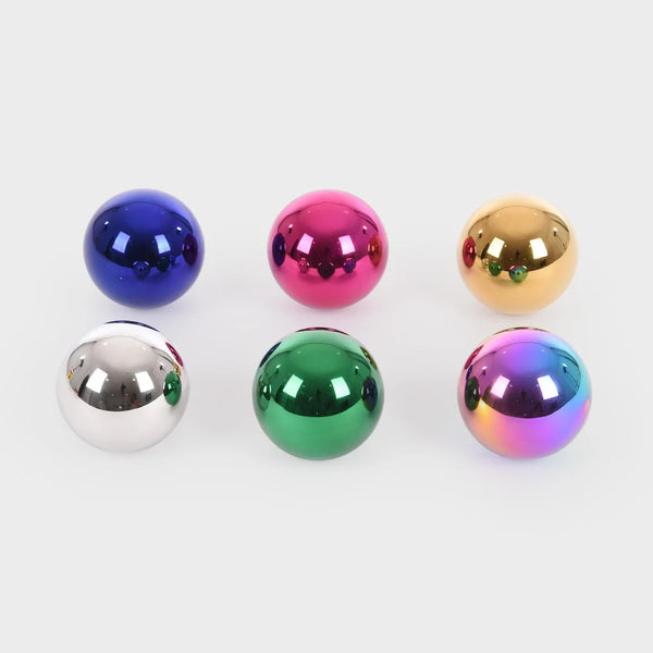 Sensory Reflective Colour Mystery Balls | Metallkugeln 6 Stück