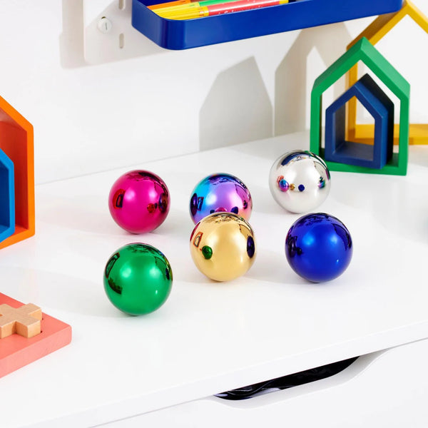 Sensory Reflective Colour Mystery Balls | Metallkugeln 6 Stück