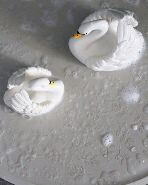 Badespielzeug Schwan aus Naturkautschuk – Weiß – Groß
