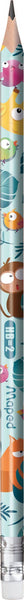 Bleistift Jungle Fever Hb Mit Radiergummikopf X2 + Schreible