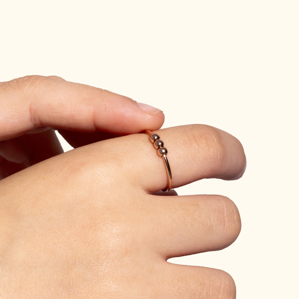 Der Chill Kid Ring: Gold | Angstring für Kinder