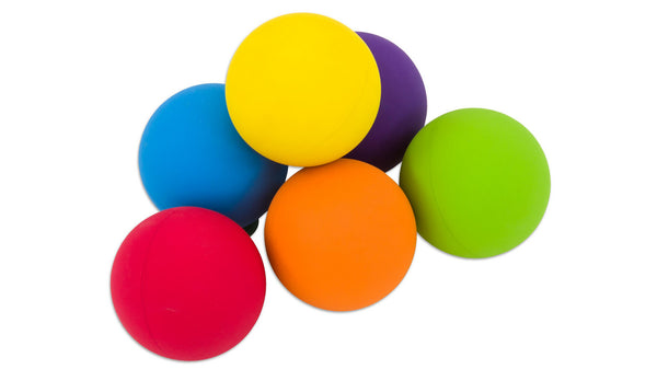 Gummibälle, 6er-Set