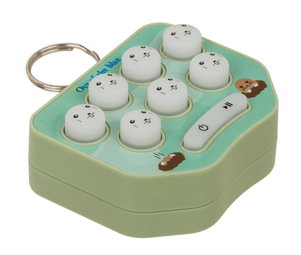 Mini-Spielkonsole mit Schlüsselanhänger „Tap a Mole“