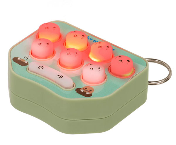 Mini-Spielkonsole mit Schlüsselanhänger „Tap a Mole“