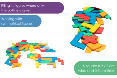 Pentaminos, Satz aus 60 Stück