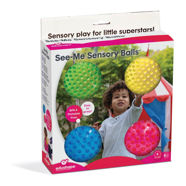 Sensorikbälle 4er Set | Edushape The Original SENSORY BALLS Opaque